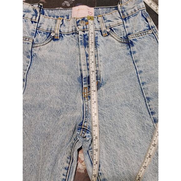 Revice Gemini / Different Views Jeans High Rise Light Acid Wash Womens Size 27 - Picture 8 of 10